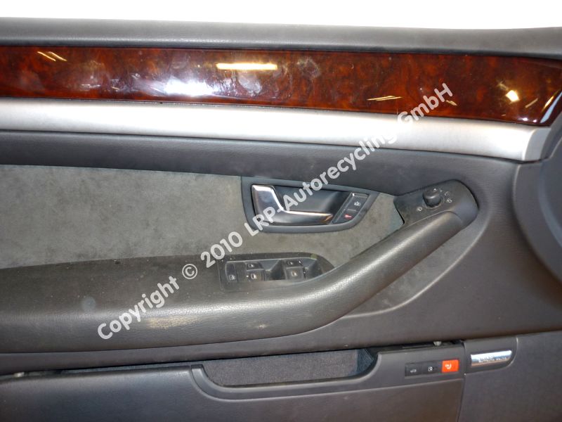 Audi A8 D3 4E Sitzausstattung Langversion Leder schwarz Limousine BJ2002